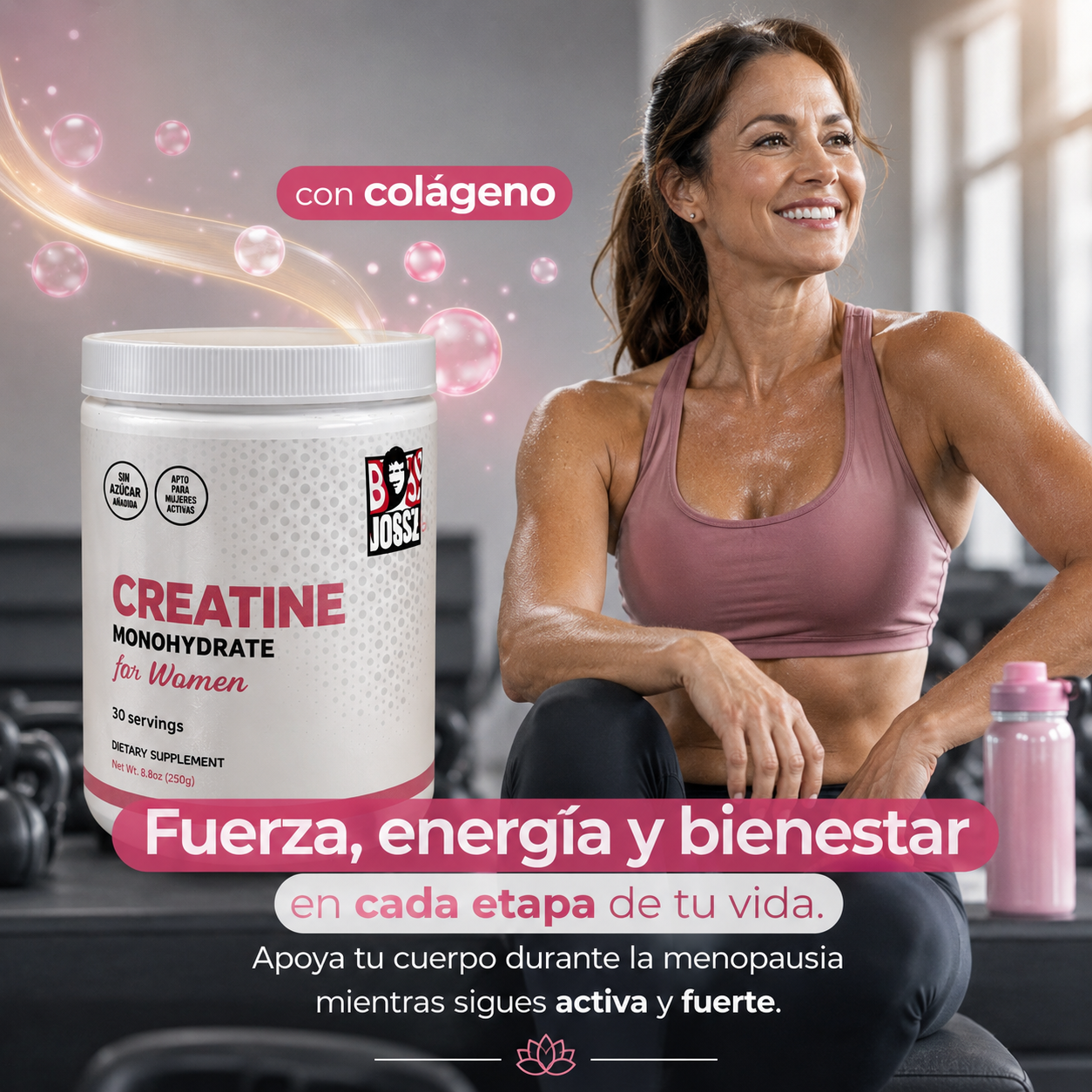 Creatina Monohidratada para Mujeres